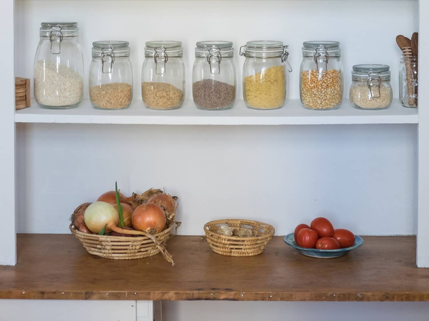 Shallow pantry shelves discount